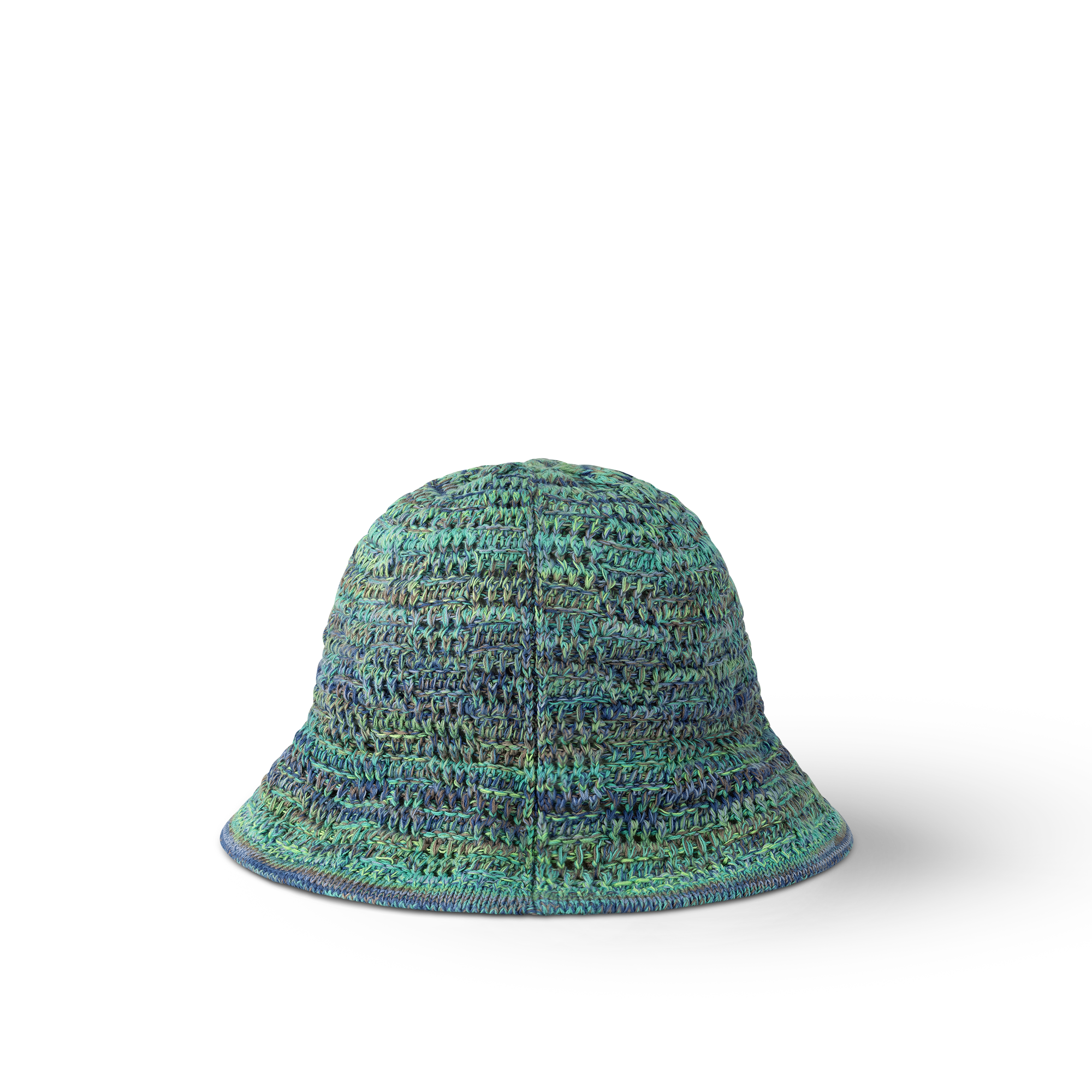 LOUIS VUITTON バケットハット ネイビー ミントグリーン Damier Palm Tree Crochet Hat S00 - Accessories | LOUIS VUITTON